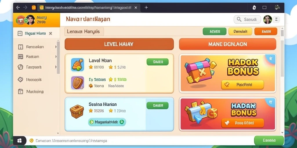 Antarmuka pengguna yang ramah dan menarik.