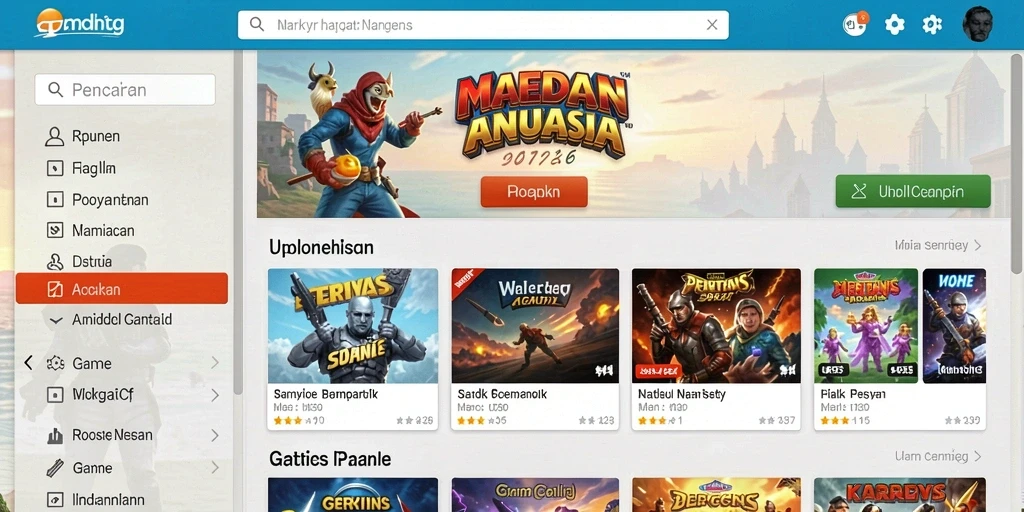 Tampilan antarmuka yang user-friendly dan intuitif.