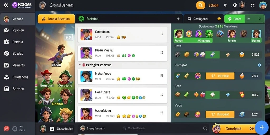 Tampilan menarik dari level pertama BOMTOTO.