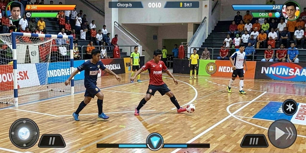 Tampilan antarmuka permainan yang menarik dan intuitif.
