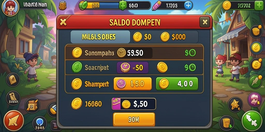 Tampilan menu utama yang intuitif.