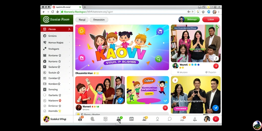 Tampilan antarmuka yang modern dan menarik.