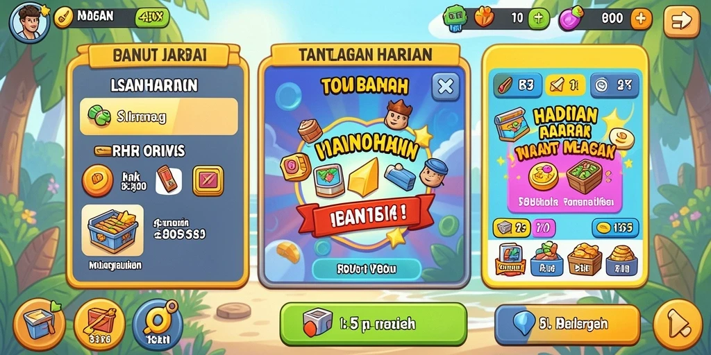 Tampilan antarmuka yang menarik dan user-friendly.