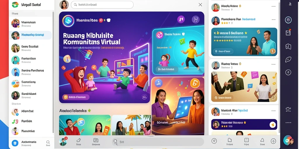 Tampilan antarmuka yang menarik dan user-friendly.
