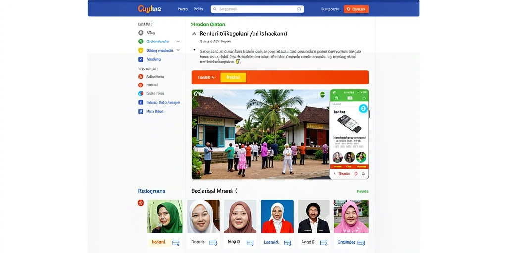 Tampilan antarmuka yang intuitif dan user-friendly.