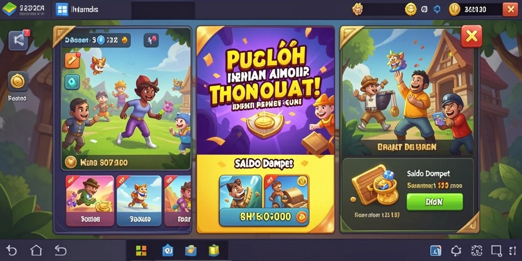 Tampilan menu utama yang intuitif dan mudah digunakan.