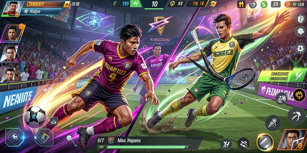 Tampilan antarmuka permainan yang menarik dan mudah digunakan.
