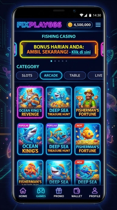 Pratinjau antarmuka fixplay666 — aplikasi APK resmi Android v1.1.7